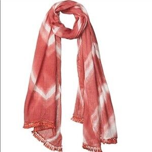 VINCE CAMUTO Lightweight Desert Rose Pashmina Scarf with Fringe